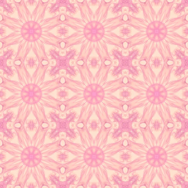 Nahtlose Ornamentale Muster Rosa Tapete — Stockfoto