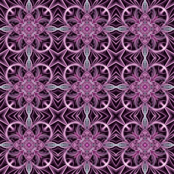Seamless Ornamental Pattern Pink Wallpaper — Stock Photo, Image