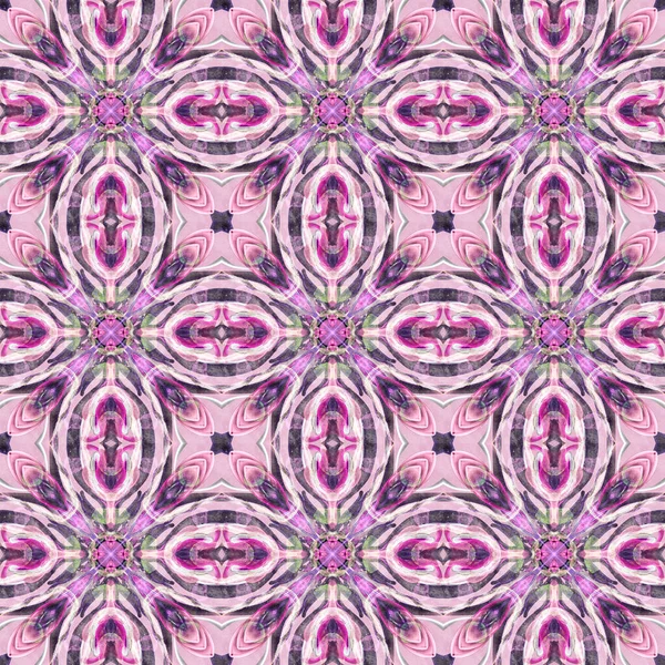 Naadloos Sier Patroon Roze Behang — Stockfoto