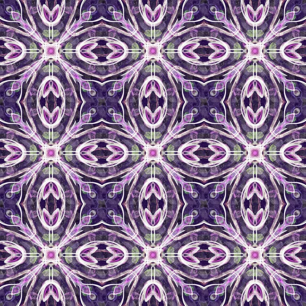 Seamless Ornamental Pattern Purple Wallpaper — Stock Photo, Image