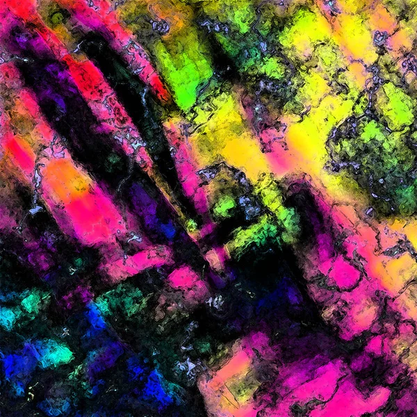 Bunte Farbflecken Digitale Tapeten — Stockfoto
