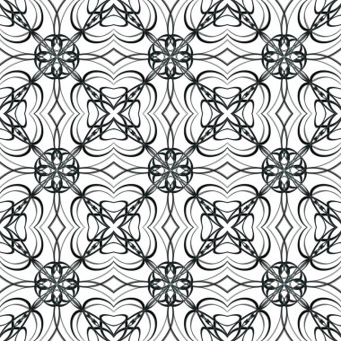 Simetrik şekli yatay ve dikey olarak tekrarlanan kusursuz soyut geometrik tek renkli yüzey deseni. Moda tasarımı, ev dekorasyonu, duvar kağıtları ve hediye paketleri için kullan.