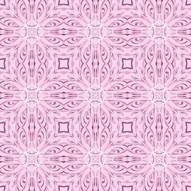 Simetrik biçimi yatay ve dikey olarak tekrarlanan canlı renklerde kusursuz soyut geometrik çiçek yüzey deseni. Moda tasarımı, ev dekorasyonu, duvar kağıtları ve hediye paketleri için kullan.