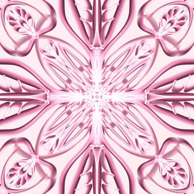 Simetrik şekli yatay ve dikey olarak tekrarlanan kusursuz soyut geometrik tek renkli yüzey deseni. Moda tasarımı, ev dekorasyonu, duvar kağıtları ve hediye paketleri için kullan.