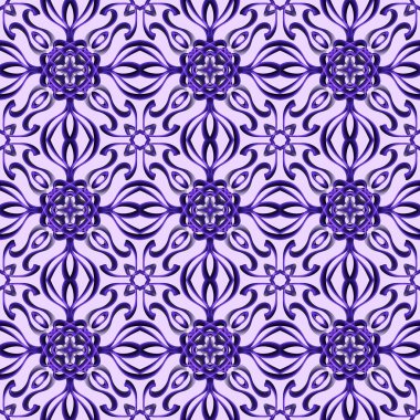 Simetrik şekli yatay ve dikey olarak tekrarlanan kusursuz soyut geometrik tek renkli yüzey deseni. Moda tasarımı, ev dekorasyonu, duvar kağıtları ve hediye paketleri için kullan.