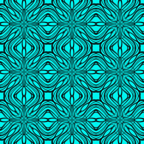 Seamless abstract geometric floral monochrome surface pattern with symmetrical form repeating horizontally and vertically. Use for fashion design, home decoration, wallpapers and gift packages.