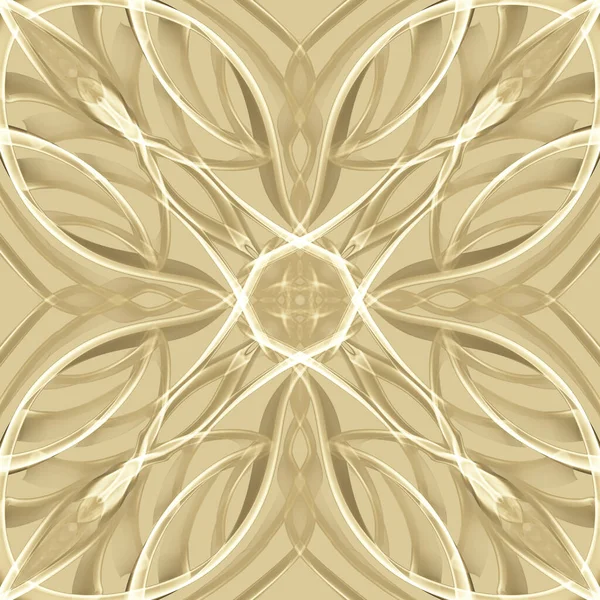 Bezešvé Abstraktní Geometrický Květinový Povrch Vzor Živých Barvách Symetrickou Formou — Stock fotografie