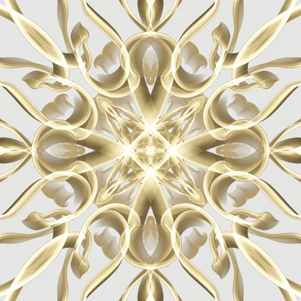 Sömlös Abstrakt Geometrisk Blommig Yta Mönster Levande Färger Med Symmetrisk — Stockfoto