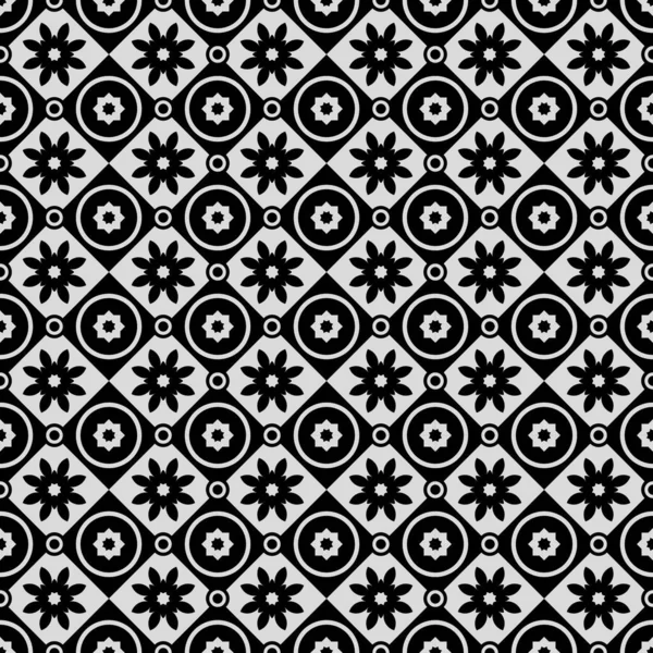 Inggris Seamless Vector Pattern Portuguese Tiles - Stok Vektor