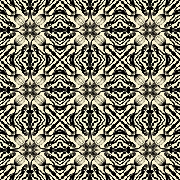 Zökkenőmentes Absztrakt Geometriai Virágfelszíni Minta Ismétlődő Szimmetrikusan Használat Divattervezéshez Lakberendezéshez — Stock Fotó