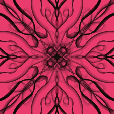 Simetrik şekli yatay ve dikey olarak tekrarlanan kusursuz soyut geometrik tek renkli yüzey deseni. Moda tasarımı, ev dekorasyonu, duvar kağıtları ve hediye paketleri için kullan.