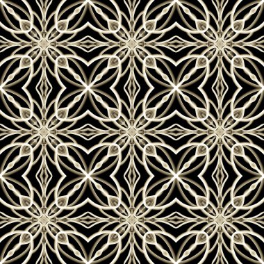 Simetrik şekli yatay ve dikey olarak tekrarlanan kusursuz soyut geometrik tek renkli yüzey deseni. Moda tasarımı, ev dekorasyonu, duvar kağıtları ve hediye paketleri için kullan.