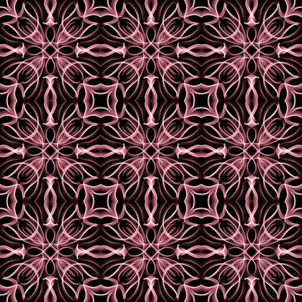 Padrão Superfície Monocromático Floral Geométrico Abstrato Sem Costura Com Forma — Fotografia de Stock