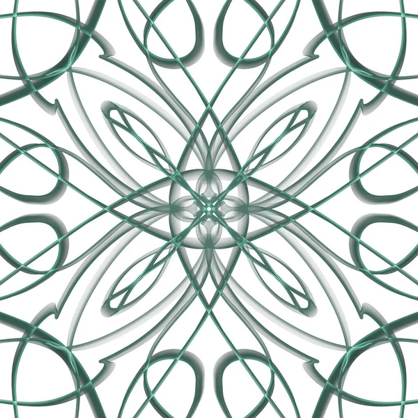 Sömlös Abstrakt Geometrisk Blommig Yta Mönster Levande Färger Upprepa Symmetriskt — Stockfoto