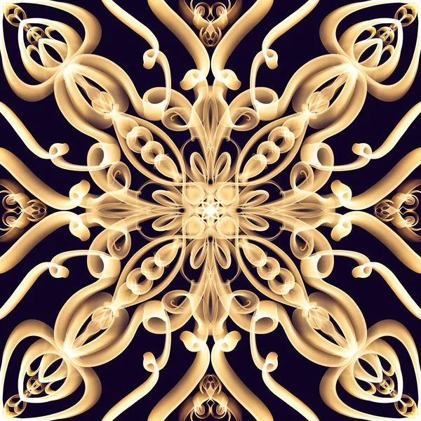 Pola Permukaan Kerajaan Yang Mulus Dalam Warna Emas Untuk Dekorasi — Stok Foto