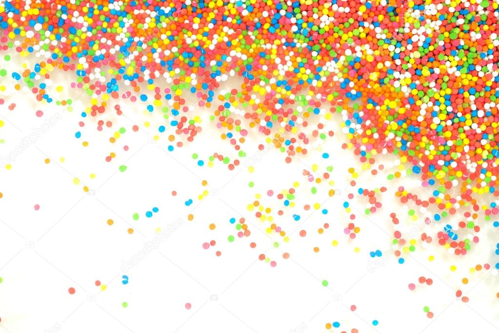Colorful rainbow sprinkles background Stock Photo by ©chatpawee141 76037603