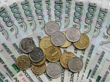 Ruble ve madeni paralar, Rus parası, makro modu
