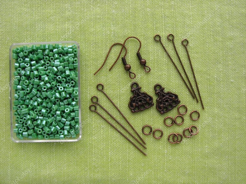 Beads And Pieces For Making Earrings Handmade Jewelry — Stock - Beads And Pieces For Making Earrings Handmade Jewelry – Stock Image beads and pieces for making earrings handmade jewelry — stock - beads and pieces for making earrings handmade jewelry – stock image
