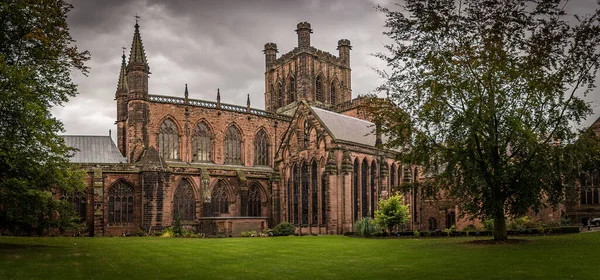 Catedral Medieval Chester Reino Unido Completado Alrededor 1520 Construye Sitio —  Fotos de Stock