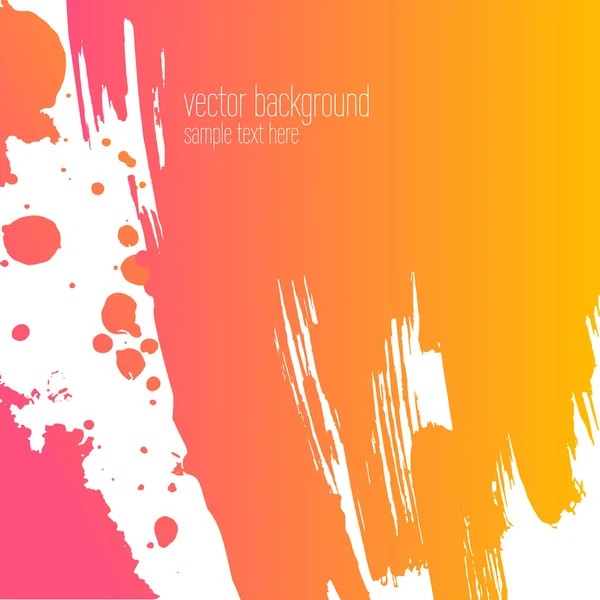 Vector abstracto artístico colorido tinta cae plantilla de fondo — Vector de stock