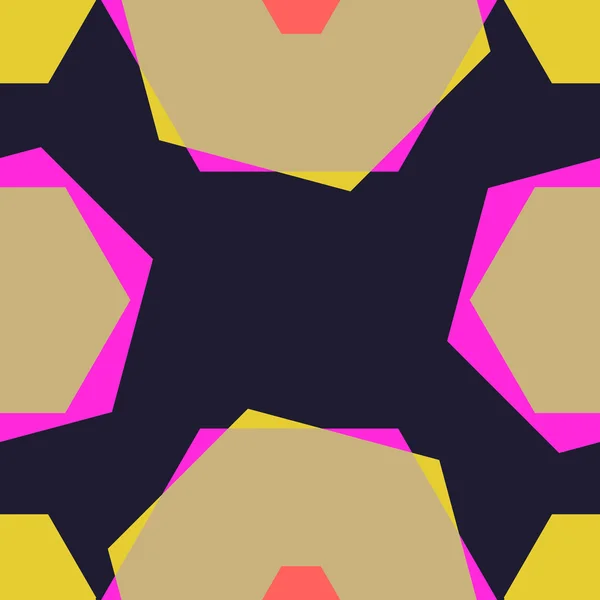 Vecteur abstrait géométrique fond de motif sans couture — Image vectorielle