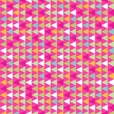 Vektör soyut geometrik üçgen Dikişsiz desen arka plan