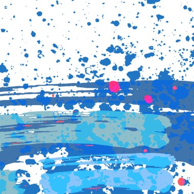 Vektör soyut sanatsal grafik renkli mürekkep damla doku arka plan şablonu