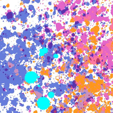 Vektör soyut sanatsal grafik renkli mürekkep damla doku arka plan şablonu