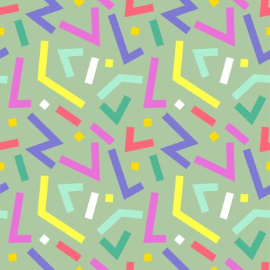 Vektör soyut hipster geometrik Dikişsiz desen arka plan