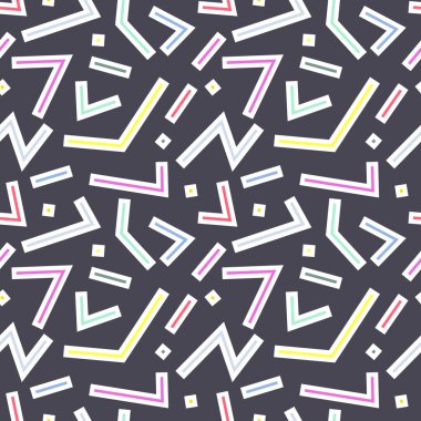 Vektör soyut hipster geometrik Dikişsiz desen arka plan