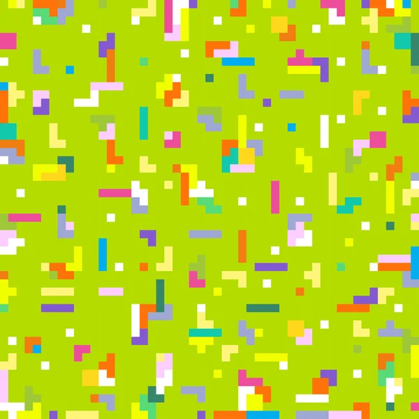 Vektorové roztomilý abstraktní pixel umění pozadí — Stockový vektor