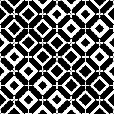 Geometrik vektör şablonu, tekrarlayan çizgili elmas şekli, kare şeklinde kalın ve çizgili elmas şekli, şık tek renkli