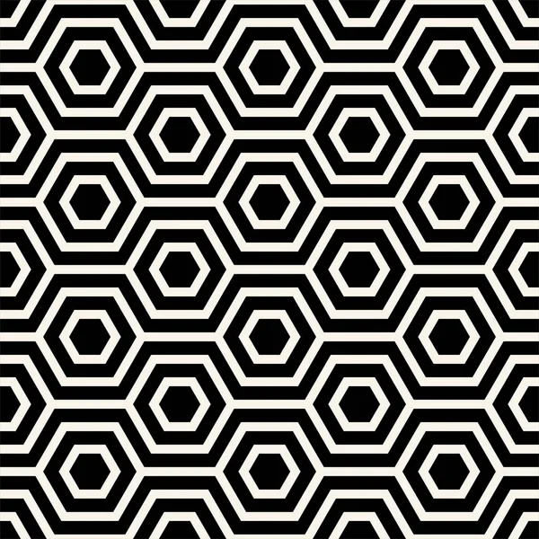 Vektör kusursuz desen. Modern stil cesur doku. Altıgen elementlerle geometrik fayanslar tekrarlanıyor.