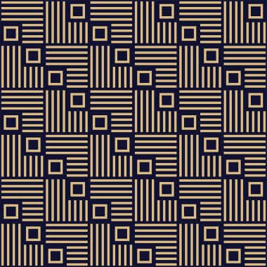 Çizgili kusursuz bir desen. Vektör soyut arkaplanı. Şık geometrik kafes yapısı.