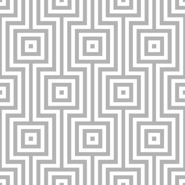 Vektör kusursuz desen. Modern stil dokusu. Kalın karelerle geometrik fayanslar tekrarlanıyor.