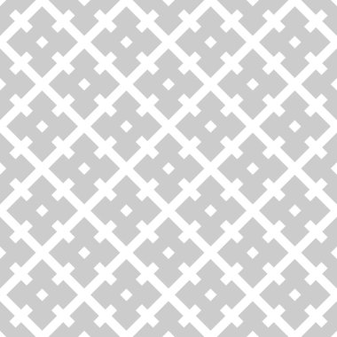 Gri ve beyaz vektör arkaplan çizgisi olan soyut geometrik dikişsiz desen