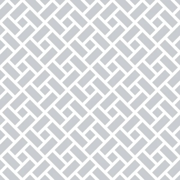 Çizgili ve çizgili soyut geometrik desen. Kusursuz vektör arkaplanı. Beyaz ve gri süsler. Basit kafes grafik tasarımı.