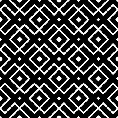 Tek renkli desenli soyut geometrik dikişsiz desen. Arkaplan Vektörü illüstrasyonu.