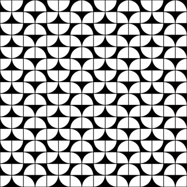 Soyut geometrik dikişsiz desen. Modern stil dokusu. Tekrarlama kiremitleri vektör arkaplanı.