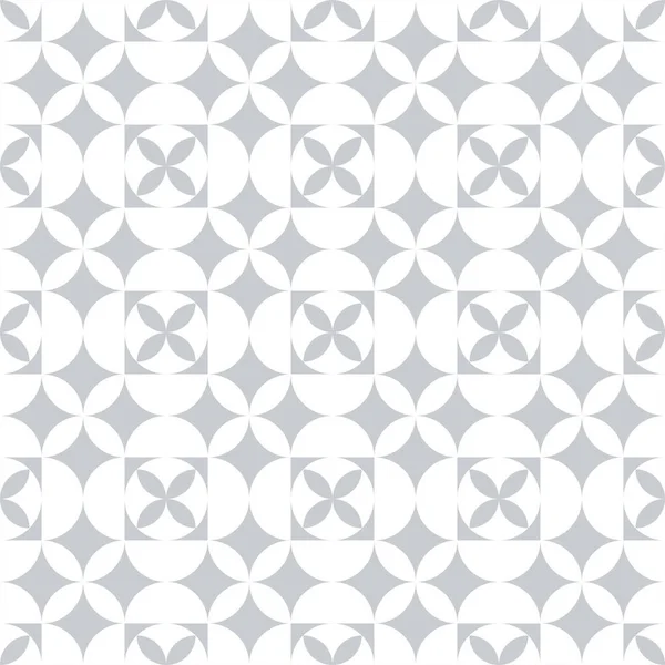 Geometrik dikişsiz modern şekil kutsal geometri gri ve beyaz tekstil tek renkli vektör arkaplan.