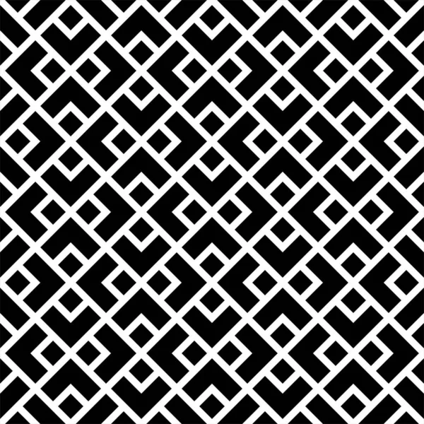 抽象幾何学的なシームレスなパターンの正方形 スタイリッシュな幾何学的線形構造ベクトル背景 — ストックベクタ