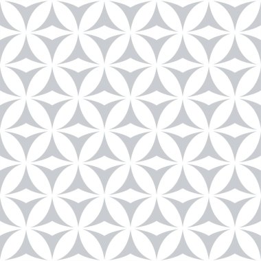Soyut geometrik dikişsiz desen. Modern gri ve beyaz süs. stil grafik vektör arkaplanı.