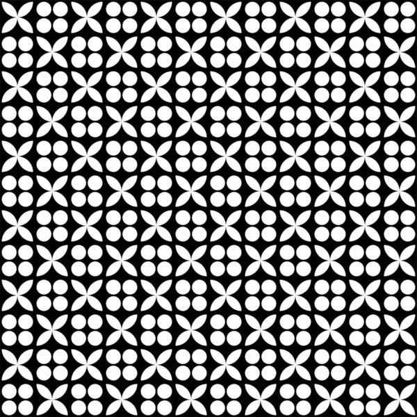 Soyut geometrik dikişsiz desen. şık siyah beyaz süsleme grafik vektör arkaplanı.