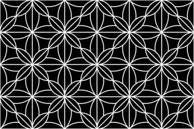 Soyut geometrik dikişsiz desen. Çiçekli modern stil dokusu. Vektör arkaplanı tekrarlanıyor.