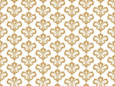 Çiçek süsü geometrik desen. Kusursuz vektör arkaplanı.