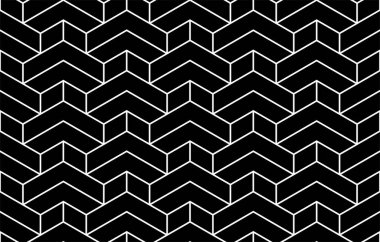 Soyut, pürüzsüz desen. Çizgili, çizgili. Geometrik vektör arkaplanı. Siyah beyaz dokular. Grafiksel modern desen.