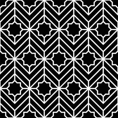 Soyut, pürüzsüz desen. Çizgili, çizgili. Geometrik vektör arkaplanı. Siyah beyaz dokular. Grafiksel modern desen.