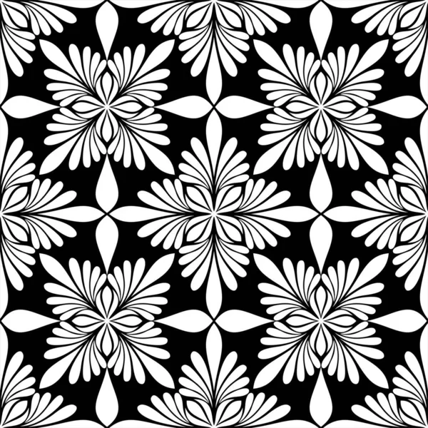 Soyut, pürüzsüz desen. Çiçekli elementlerle. vektör arkaplanı.