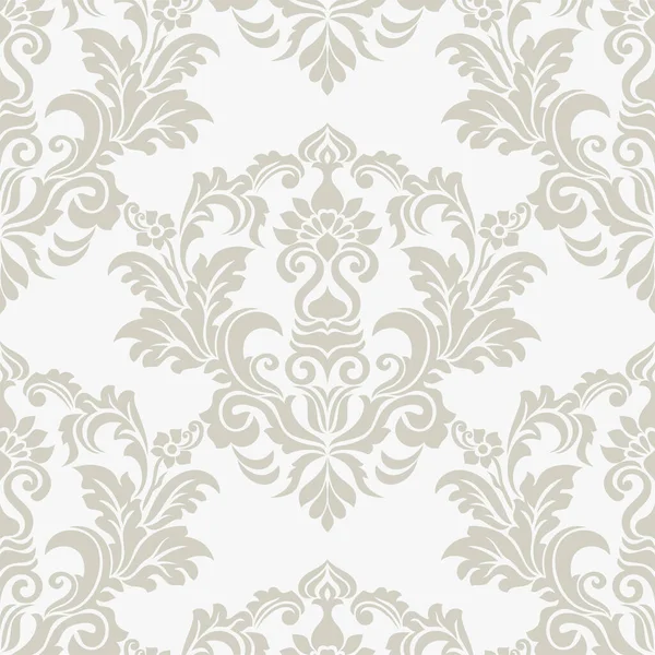 Damask pürüzsüz desen. element. Klasik lüks eski moda Viktorya dokusu çiçek, duvar kağıtları, tekstil, ambalaj vektörü arka planı.