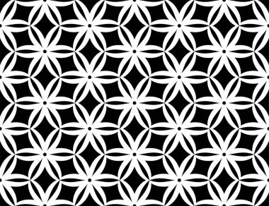 Soyut geometrik dikişsiz desen. Modern stil dokusu. Çizgili süs. Tek renkli doğrusal kafes. Vektör arkaplanı.